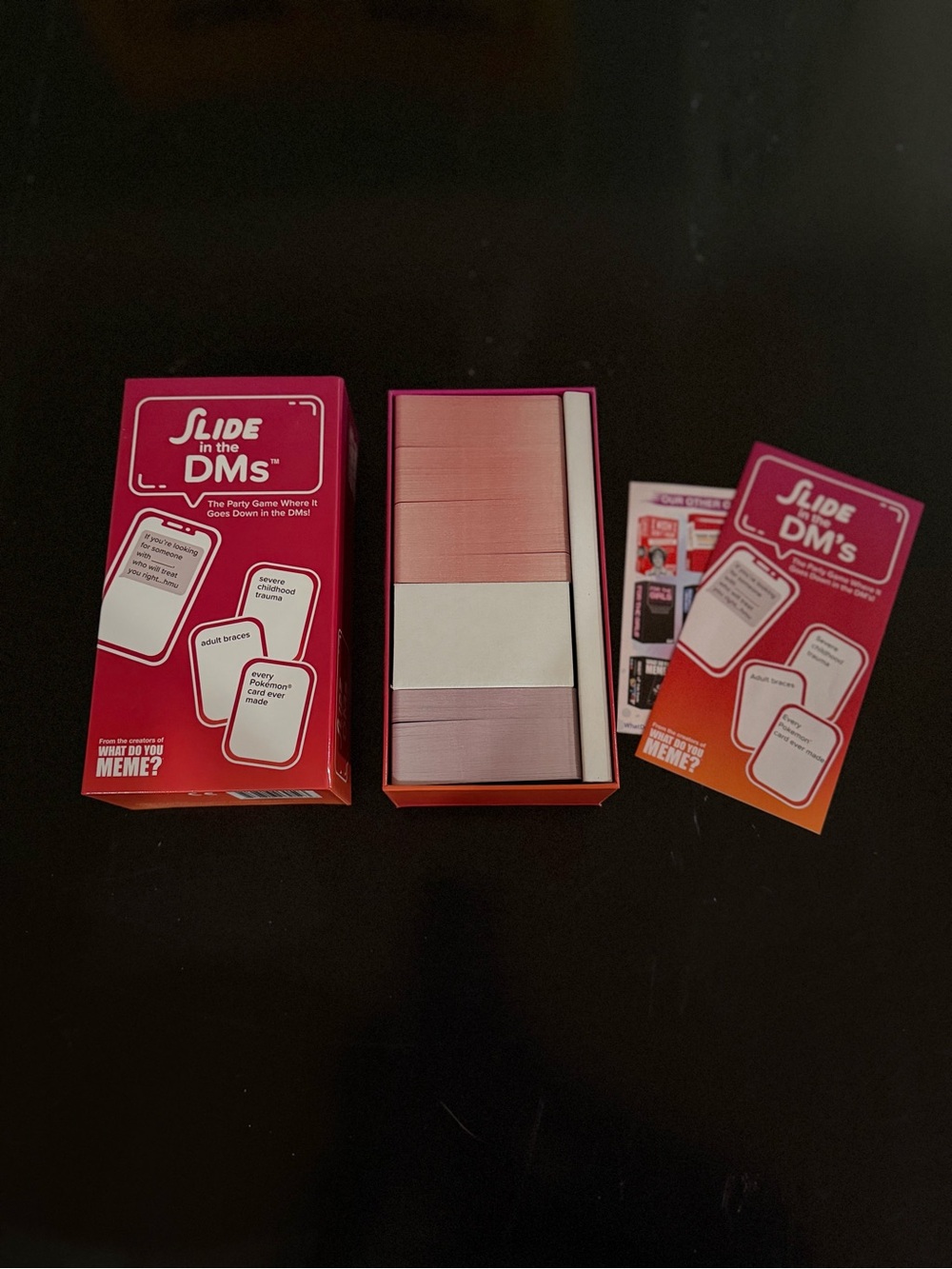Slide in the DMs Card Game